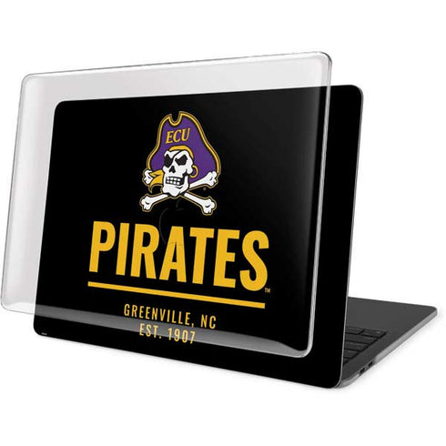 East Carolina University Pirates Greenville NC MacBook Pro 13in (2020) Case plus Skin