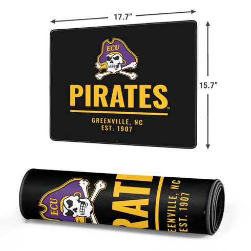 East Carolina University Pirates Greenville NC Gaming Mouse Pad