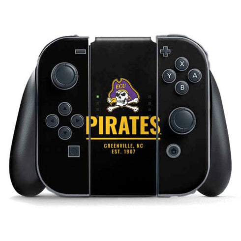 East Carolina University Pirates Greenville NC Nintendo Switch (2017-2021) Joy-Con Controller Skin