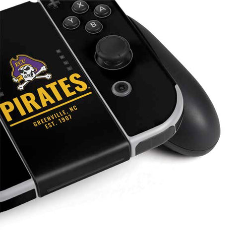 East Carolina University Pirates Greenville NC Nintendo Switch OLED (2021) Skin