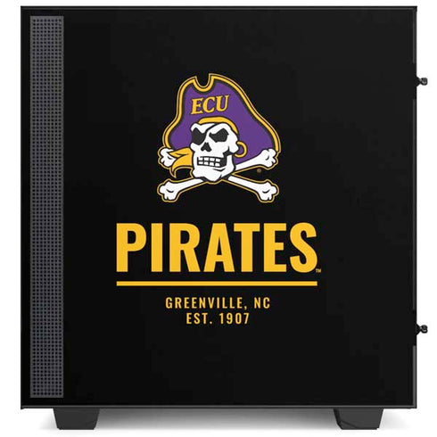 East Carolina University Pirates Greenville NC NZXT H510 Compact ATX Mid-Tower Case Skin