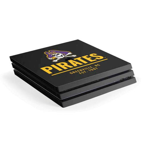 East Carolina University Pirates Greenville NC PS4 Pro Console Skin