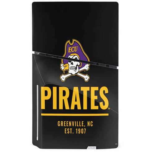 East Carolina University Pirates Greenville NC PS5 Slim Disk Console Skin