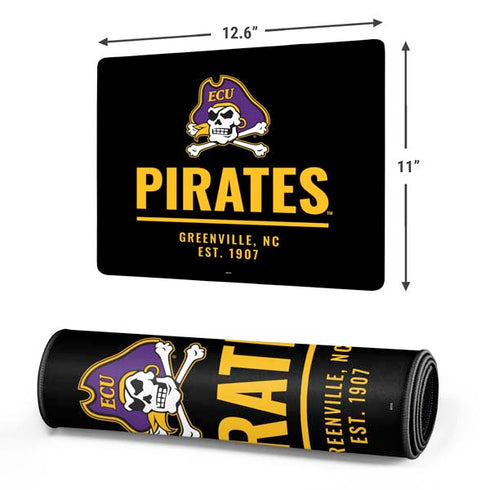 East Carolina University Pirates Greenville NC Gaming Mouse Pad