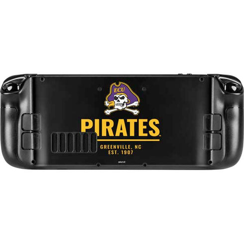 East Carolina University Pirates Greenville NC Steam Deck Handheld Gaming Computer Skin