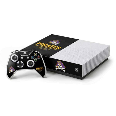 East Carolina University Pirates Greenville NC Xbox One S All-Digital Edition Bundle Skin