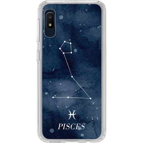 Pisces Constellation Galaxy A10e Clear Case