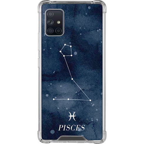 Pisces Constellation Galaxy A51 5G Clear Case