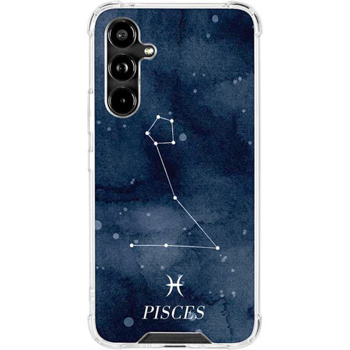 Pisces Constellation Galaxy A54 5G Clear Case
