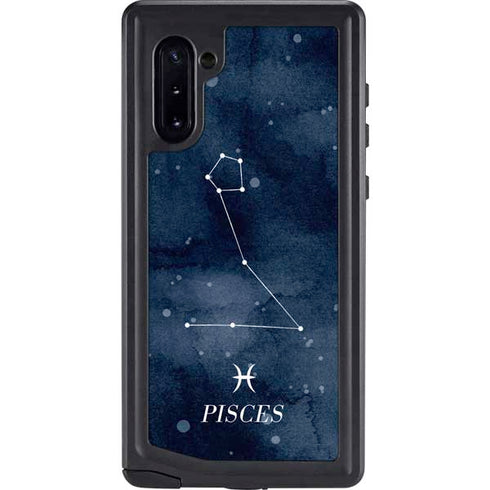 Pisces Constellation Galaxy Note 10 Waterproof Case