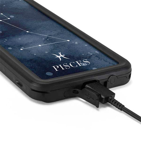 Pisces Constellation Galaxy S20 Plus Waterproof Case