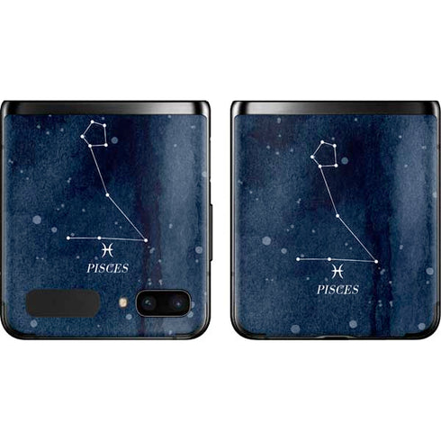 Pisces Constellation Galaxy Z Flip Skin