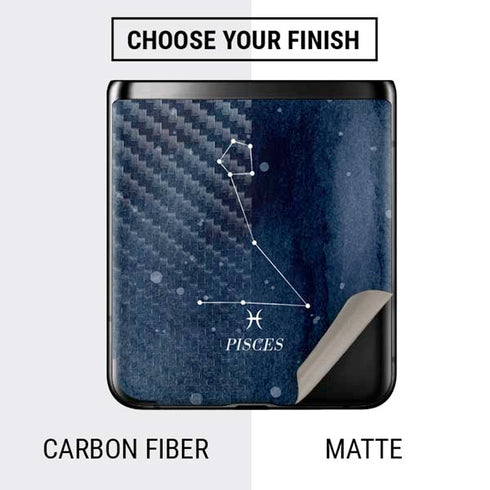 Pisces Constellation Galaxy Z Flip Skin