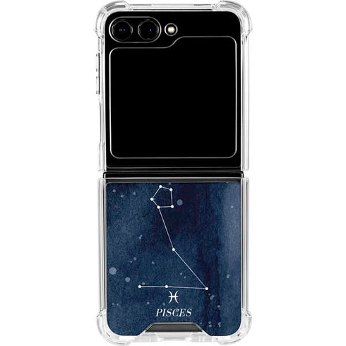 Pisces Constellation Galaxy Z Flip5 5G Clear Case