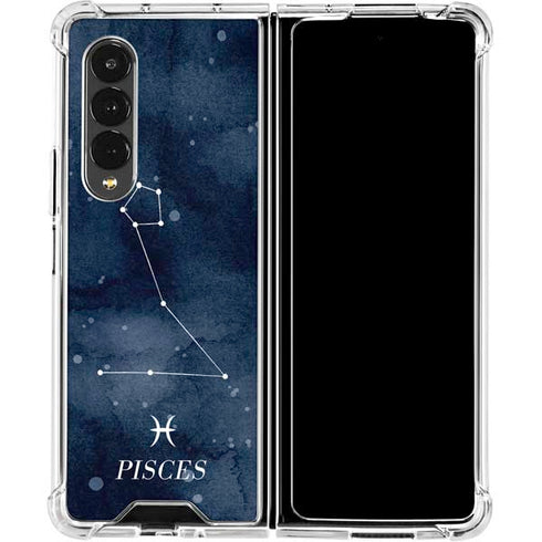 Pisces Constellation Galaxy Z Fold4 5G Clear Case