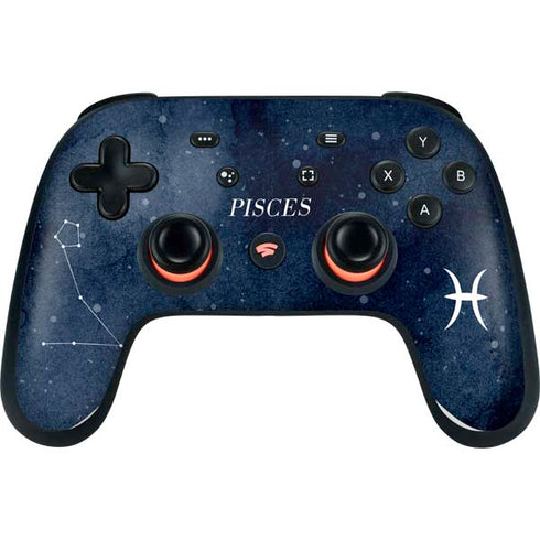 Pisces Constellation Google Stadia Controller Skin