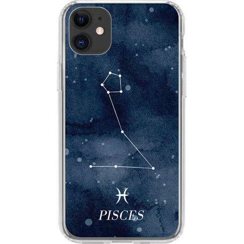 Pisces Constellation iPhone 11 Clear Case