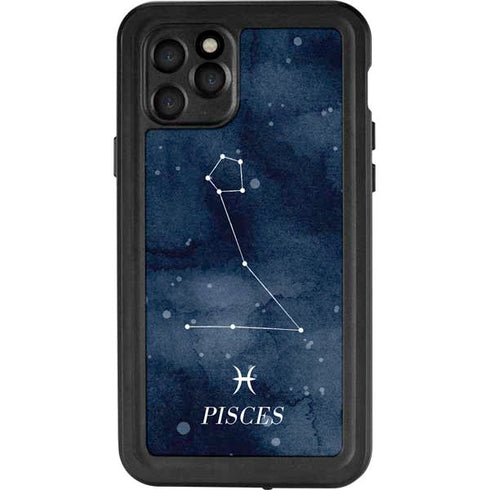 Pisces Constellation iPhone 11 Pro Waterproof Case