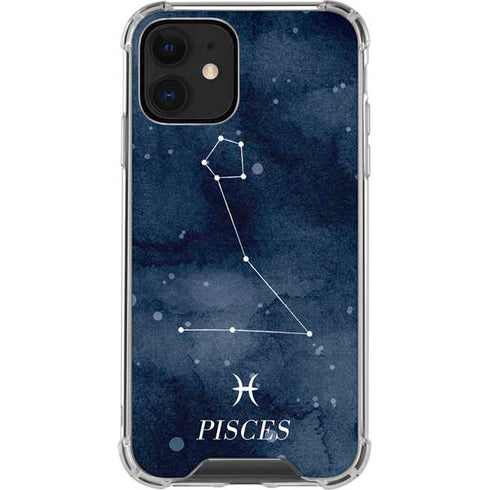 Pisces Constellation iPhone 12 Clear Case