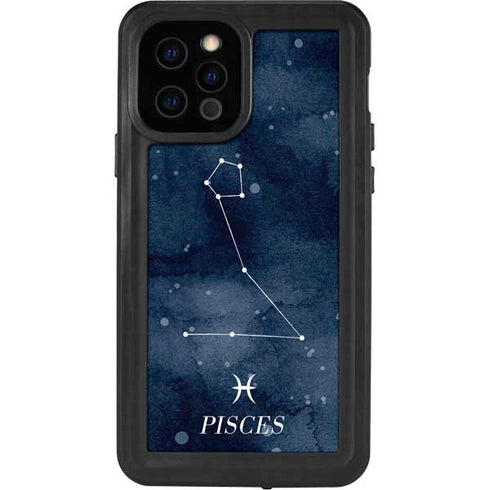Pisces Constellation iPhone 12 Pro Waterproof Case
