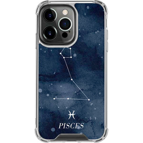 Pisces Constellation iPhone 15 Pro Clear Case