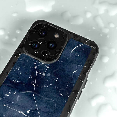 Pisces Constellation iPhone 14 Pro Max Waterproof Case