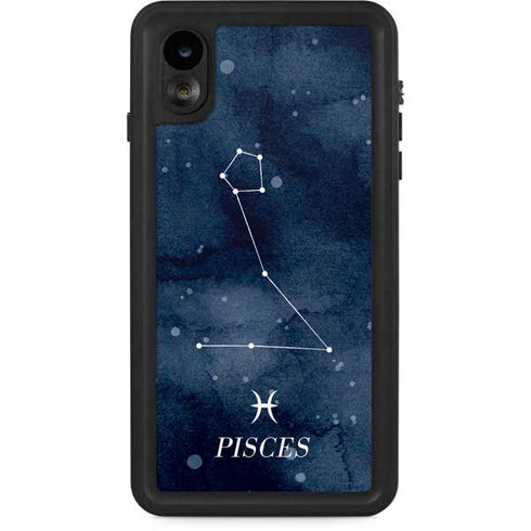 Pisces Constellation iPhone XR Waterproof Case