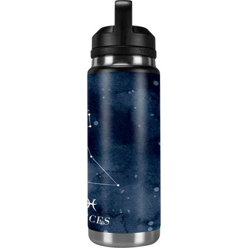 Pisces Constellation YETI Rambler 26oz Bottle Skin