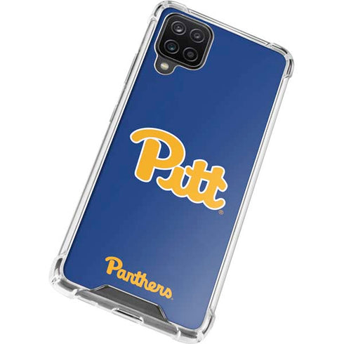 University of Pittsburgh Pitt Panthers Galaxy A12 Clear Case