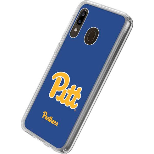 University of Pittsburgh Pitt Panthers Galaxy A20 Clear Case