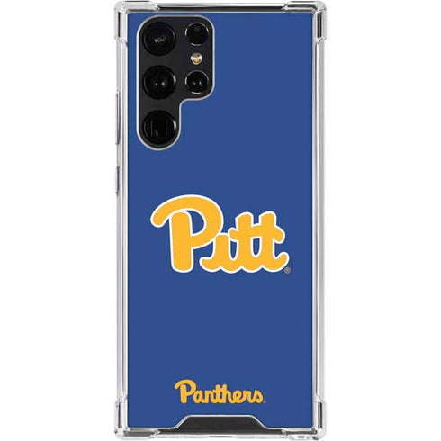 University of Pittsburgh Pitt Panthers Galaxy S22 Ultra Clear Case