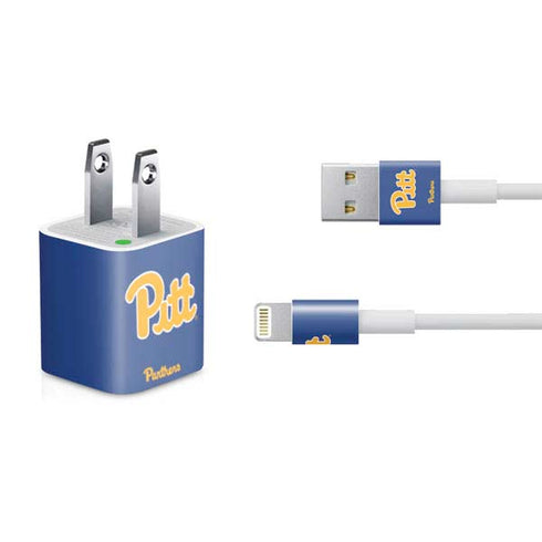 University of Pittsburgh Pitt Panthers iPhone Charger (5W USB) Skin