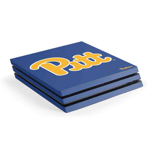 University of Pittsburgh Pitt Panthers PS4 Pro Console Skin