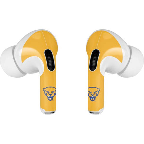 University of Pittsburgh Pitt Panthers Yellow AirPods Pro 2nd Gen Skin