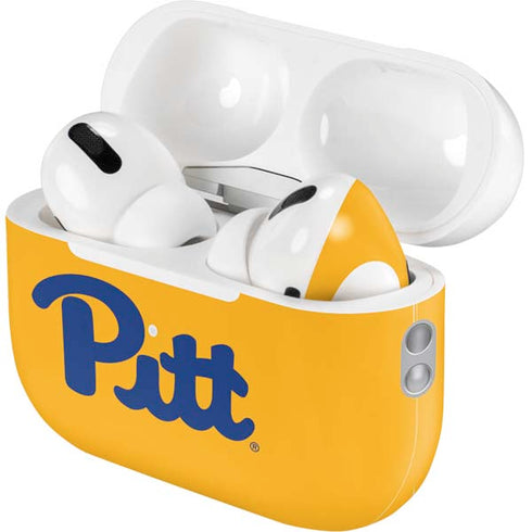 University of Pittsburgh Pitt Panthers Yellow AirPods Pro 2nd Gen Skin