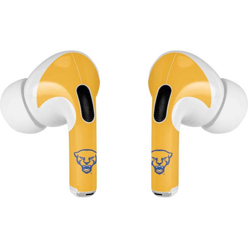 University of Pittsburgh Pitt Panthers Yellow Apple AirPods Pro Skin