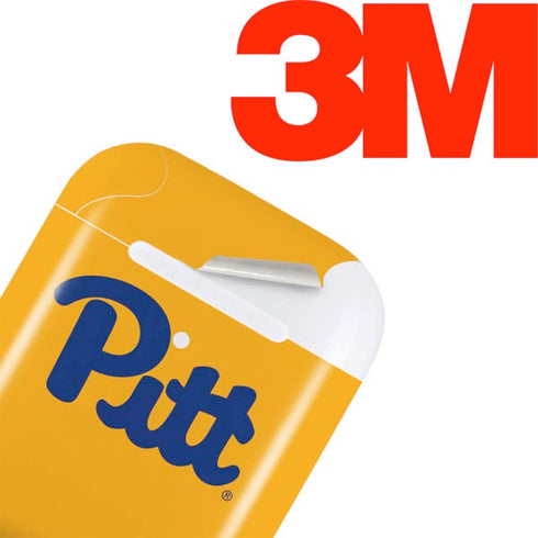 University of Pittsburgh Pitt Panthers Yellow Apple AirPods Skin
