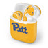 University of Pittsburgh Pitt Panthers Yellow Apple AirPods Skin
