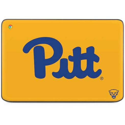 University of Pittsburgh Pitt Panthers Yellow HP Chromebook Skin