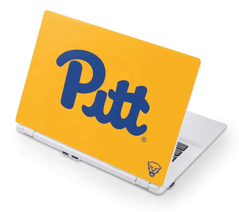 University of Pittsburgh Pitt Panthers Yellow Acer Chromebook Skin