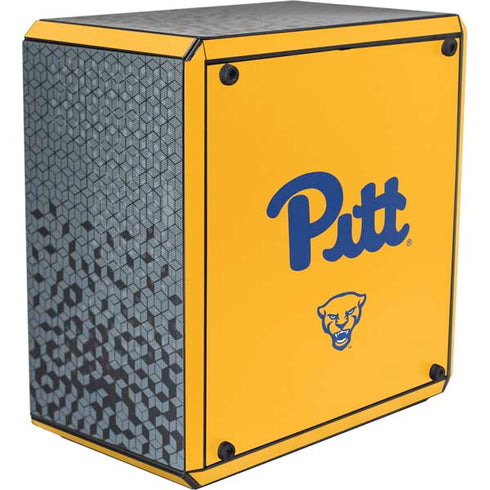 University of Pittsburgh Pitt Panthers Yellow Cooler Master MasterBox Q300L Mini Tower Skin