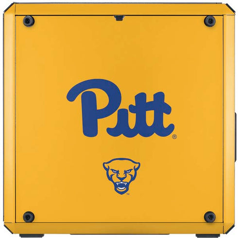 University of Pittsburgh Pitt Panthers Yellow Cooler Master MasterBox Q300L Mini Tower Skin