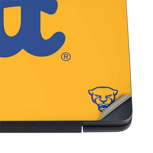 University of Pittsburgh Pitt Panthers Yellow Dell Vostro Skin