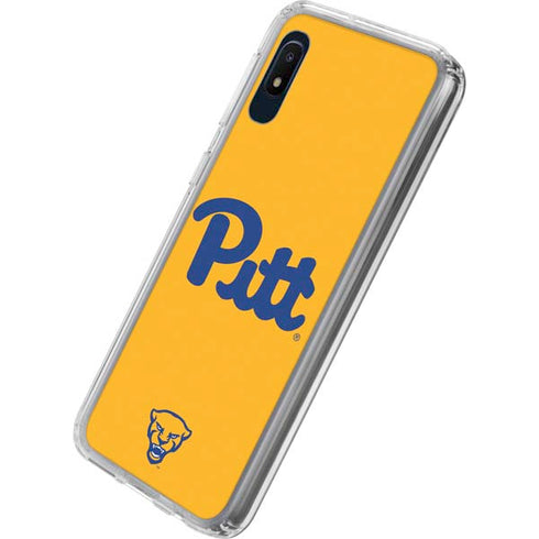 University of Pittsburgh Pitt Panthers Yellow Galaxy A10e Clear Case