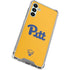 University of Pittsburgh Pitt Panthers Yellow Galaxy A13 5G Clear Case