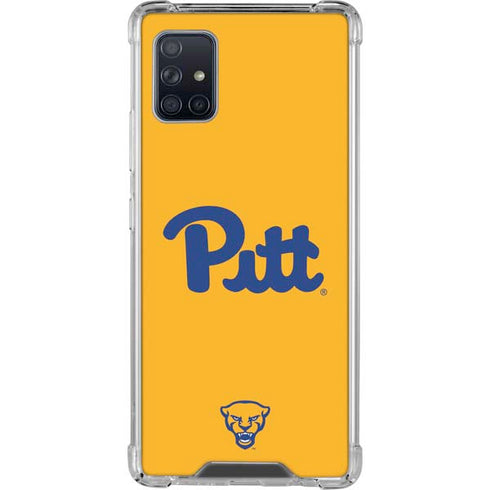 University of Pittsburgh Pitt Panthers Yellow Galaxy A51 5G Clear Case