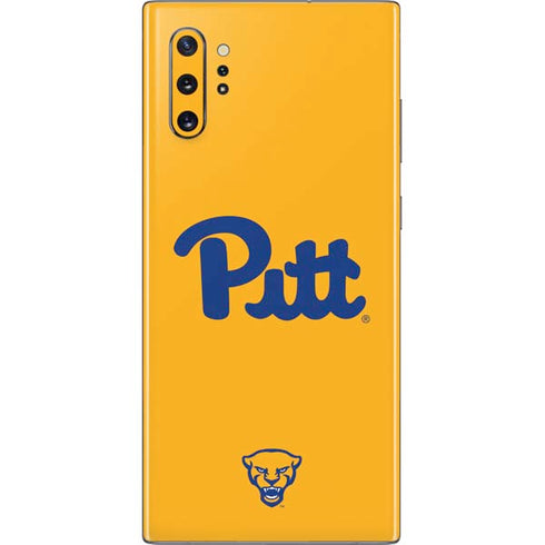 University of Pittsburgh Pitt Panthers Yellow Galaxy Note 10 Plus Skin