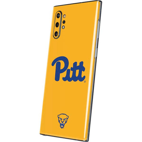 University of Pittsburgh Pitt Panthers Yellow Galaxy Note 10 Plus Skin