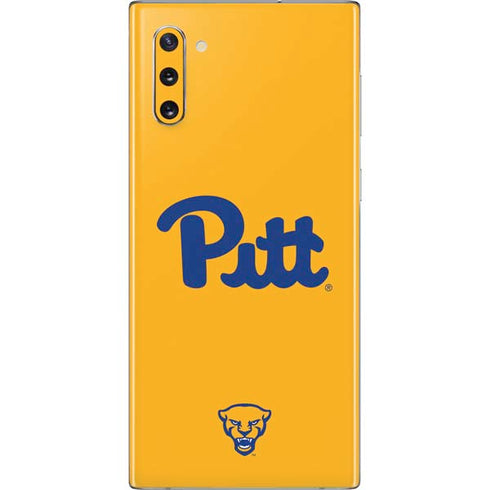University of Pittsburgh Pitt Panthers Yellow Galaxy Note 10 Skin
