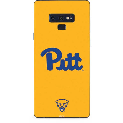 University of Pittsburgh Pitt Panthers Yellow Galaxy Note 9 Skin